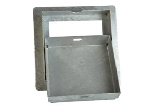 Heavy galvanized seal with frame